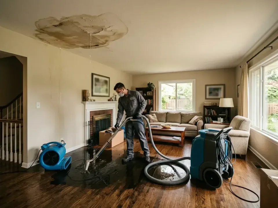 attic-pipe-burst-ceiling-drip-008 — frequently asked questions, Water Damage Restoration & Carpet Care in Naperville, IL